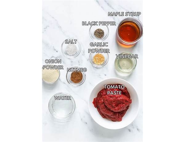 Ketchup ingredients