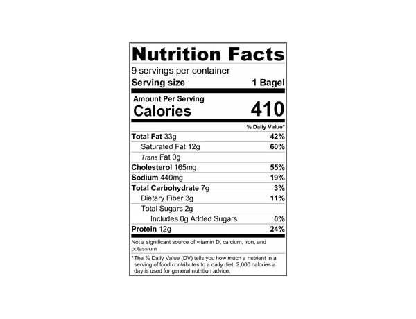 Keto bagel thins nutrition facts