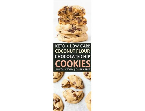 Keto bites, coconut chocolate chip food facts