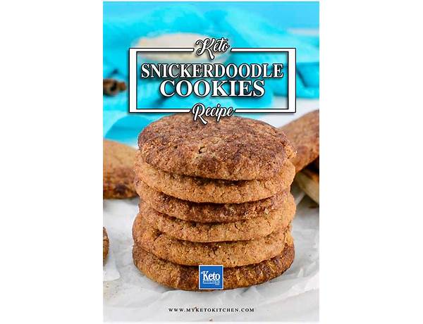 Keto cookies snickerdoodle food facts