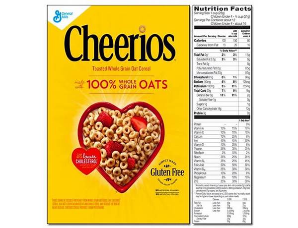 Keto friendly fruity cereal food facts