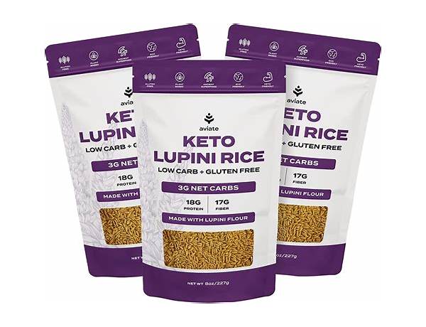 Keto lupini rice food facts