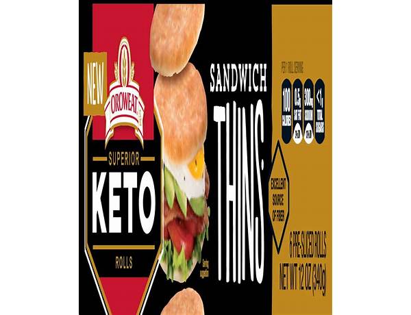 Keto sandwich thins food facts
