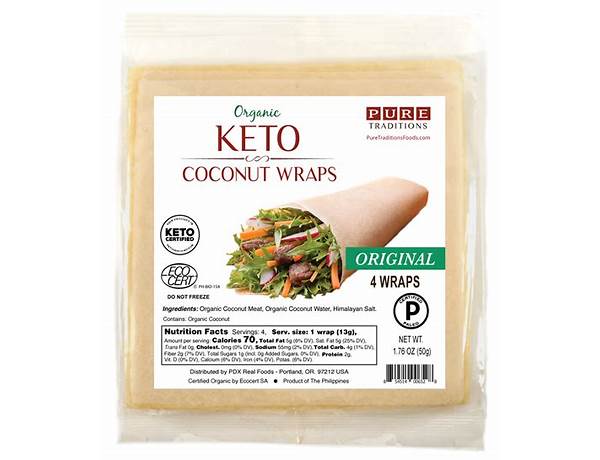 Keto wrap nutrition facts