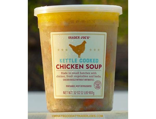 Kettle cooked chicken soup food facts