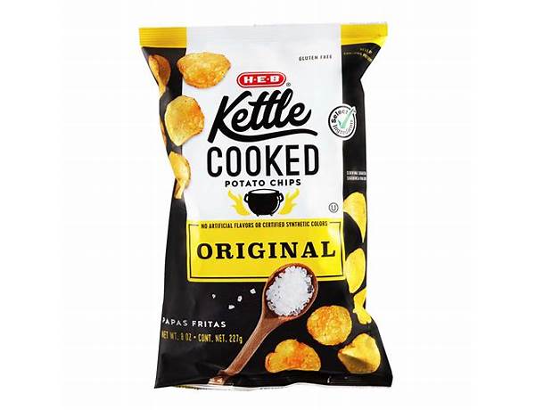 Kettle cooked potaro chips ingredients