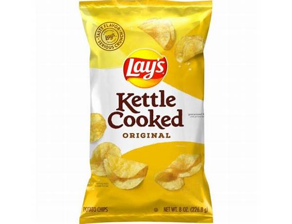 Kettle cooked potato chips, original nutrition facts