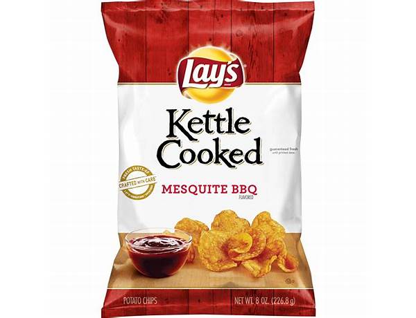 Kettle cooked texas style barbecue chips food facts