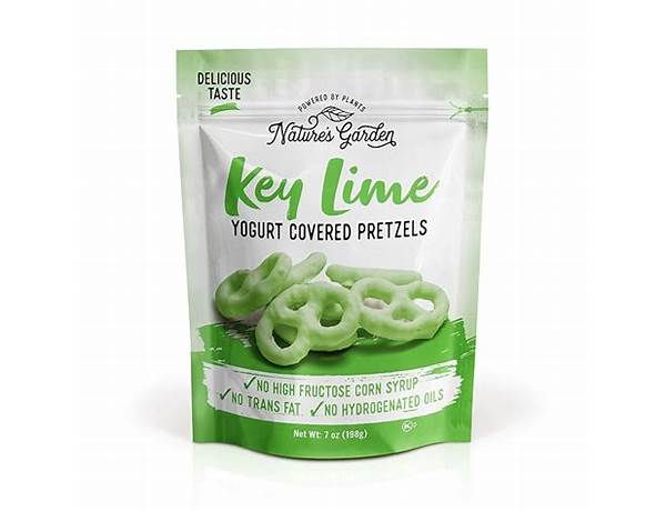 Key lime yogurt pretzels food facts