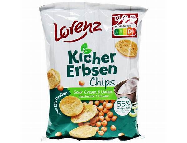 Kichererbsen chips (sour cream) food facts