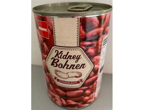 Kidney bohnen dunkelrot food facts