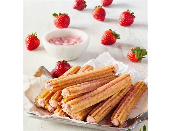 Kids churros strawberry ingredients