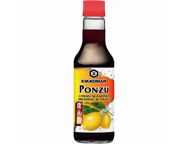 Kikkoman, ponzu citrus seasoned dressing & sauce food facts