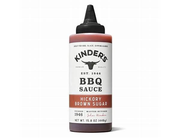 Kinders bbq food facts