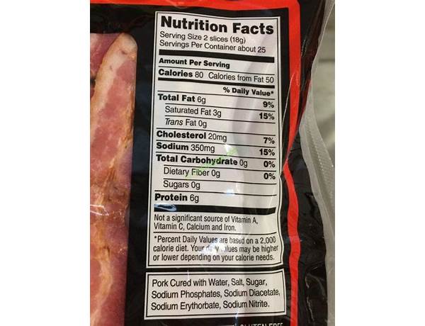 Kirkland bacon bits food facts