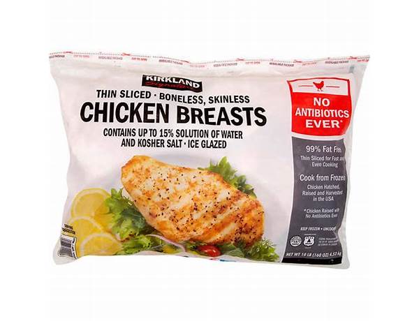 Kirkland chicken breast food facts