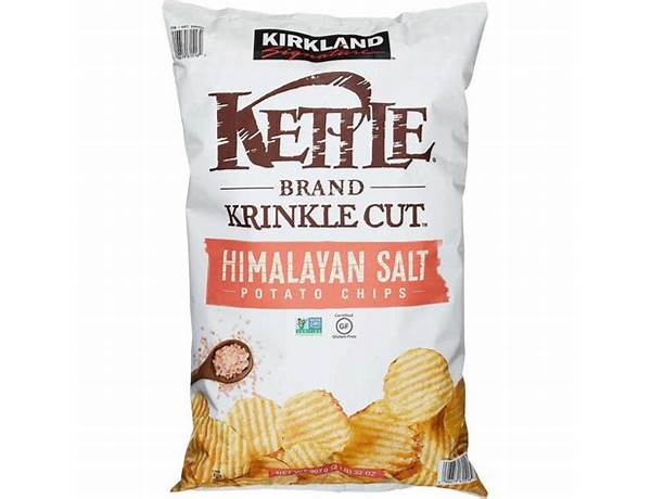 Kirkland signature kettle himalayan salt chips food facts