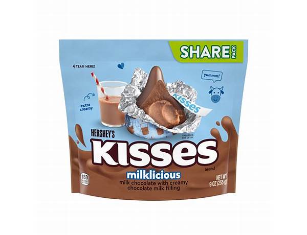 Kisses milkalishous food facts