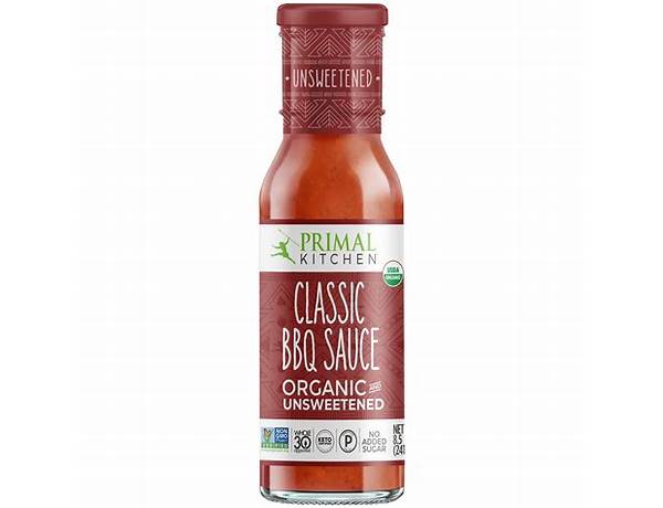 Kitchen organic unsweetened classic bbq sauce ingredients