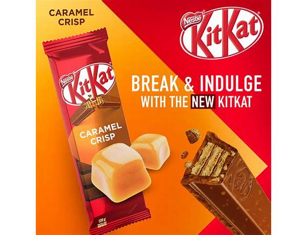 Kitkat caramel x 9 food facts