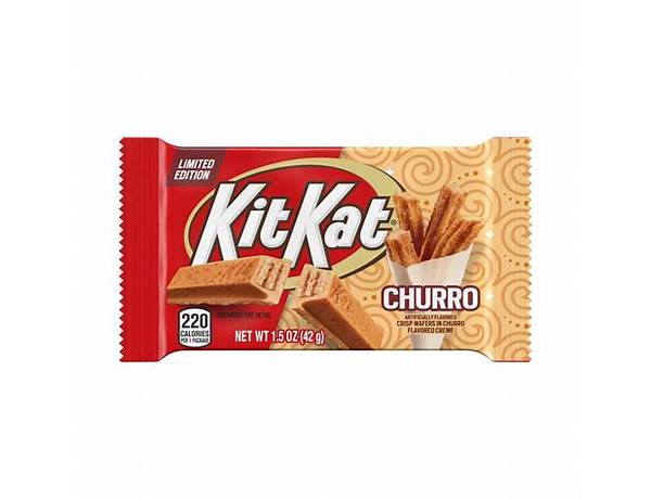 Kitkat churro food facts