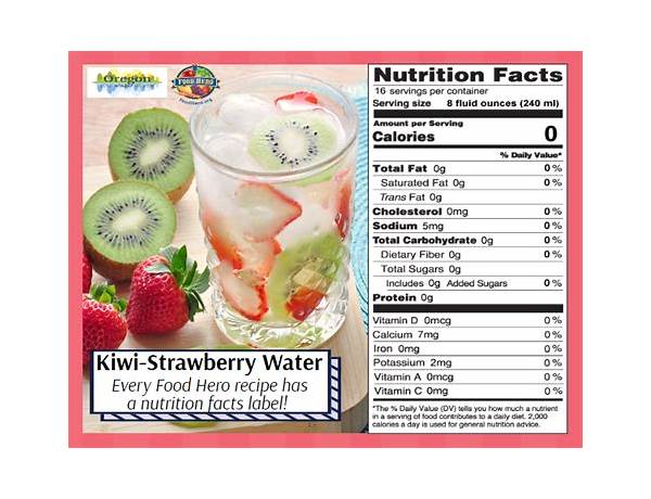 Kiwi strawberry food facts