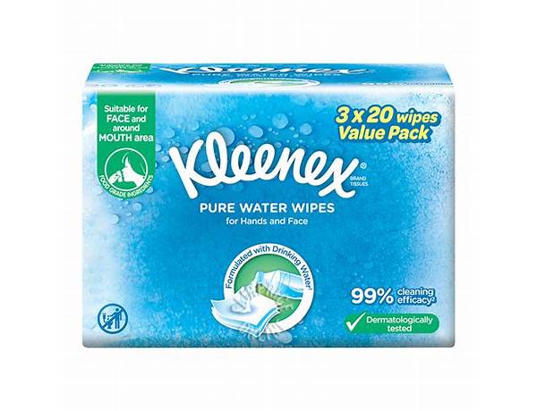 Kleenex wet wipes food facts