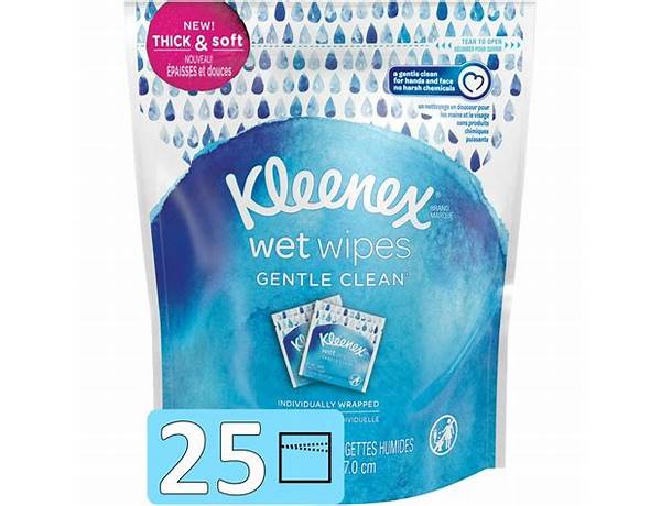 Kleenex wet wipes nutrition facts