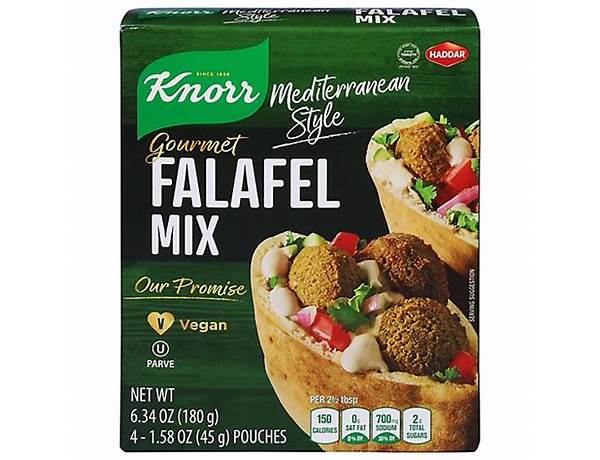 Knorr, falafel mix food facts