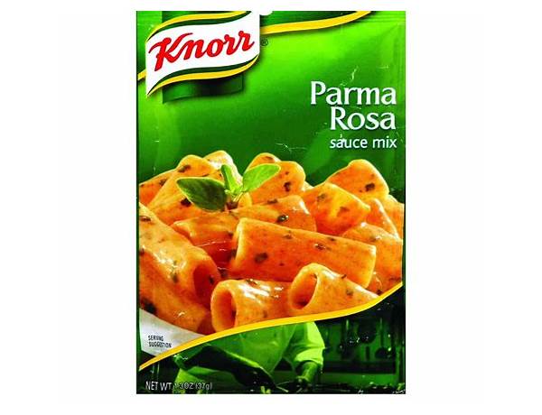 Knorr, sauce mix, parma rosa nutrition facts