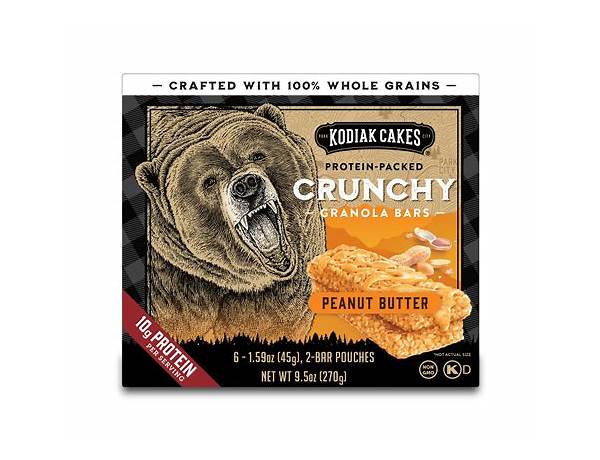 Kodiak cakes crunchy granola bars food facts