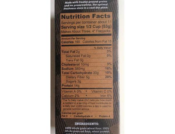 Kodiak cakes nutrition facts