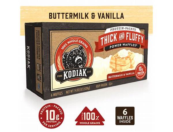 Kodiak cakes thick and fluffy buttermilk and vanilla ingredients