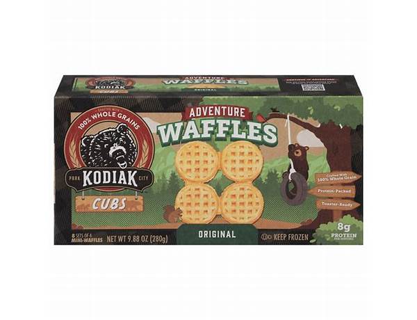 Kodiak cubs waffles food facts