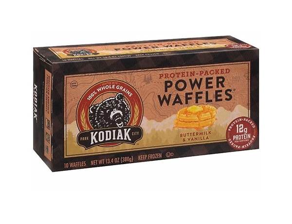 Kodiak power waffles food facts