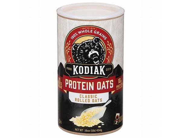 Kodiak protein oats classic rolled oats food facts