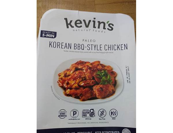 Korean bbq-style chicken food facts