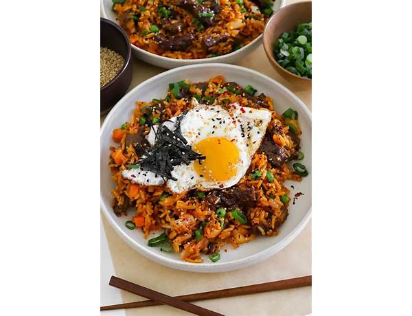 Korena bulgogi beef fried rice with kimchi food facts