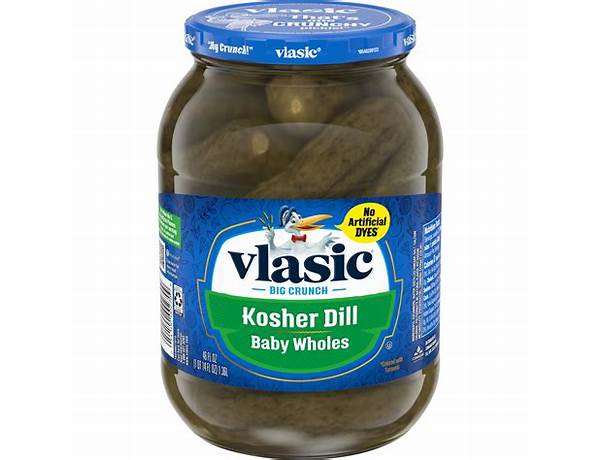 Kosher dill baby wholes pickles food facts