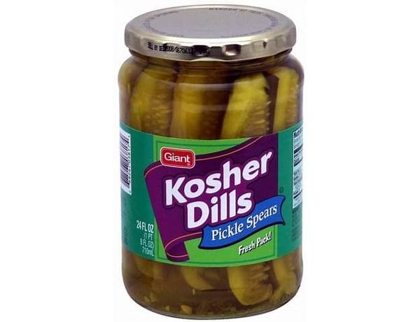 Kosher dill spears food facts