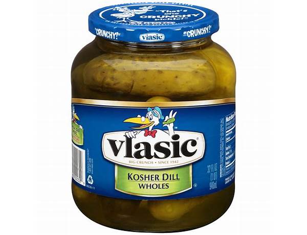Kosher dill whole pickles food facts