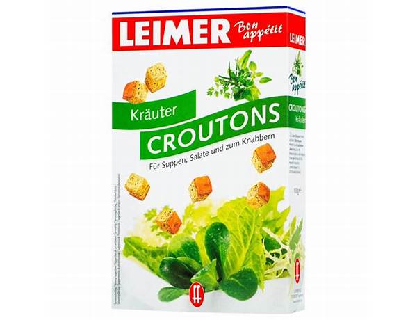 Kräuter croûtons food facts