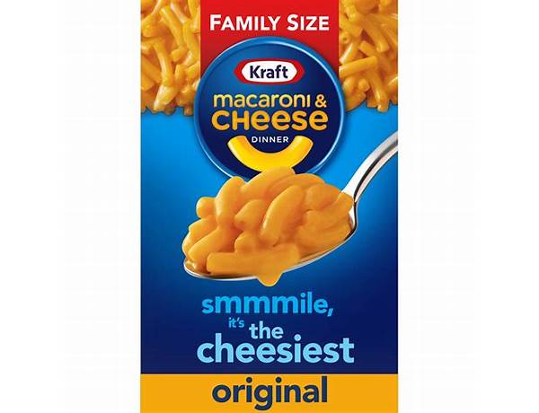 Kraft macaroni & cheese deluxe food facts