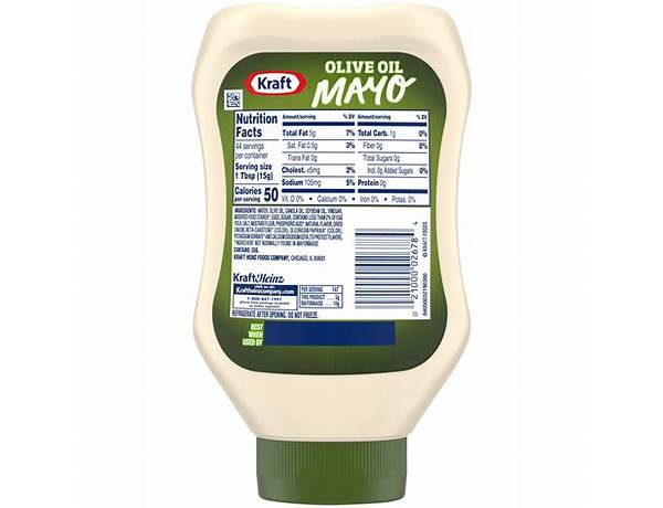 Kraft mayo with olive oil nutrition facts