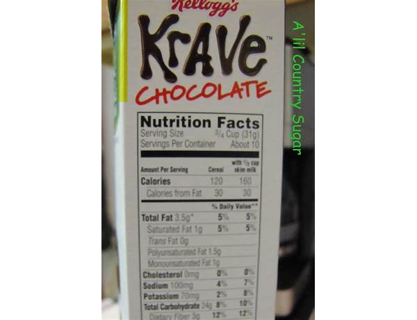 Krave food facts