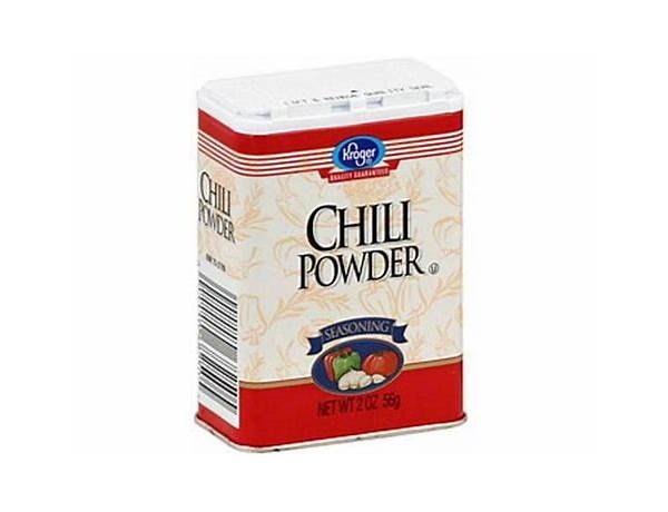 Kroger, chili powder food facts