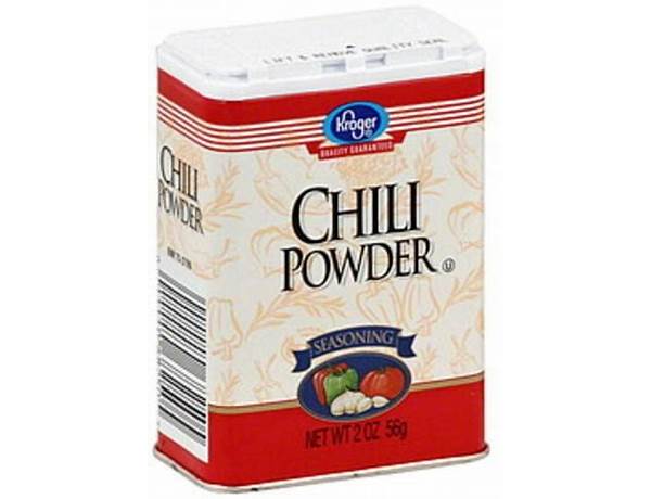 Kroger, chili powder nutrition facts