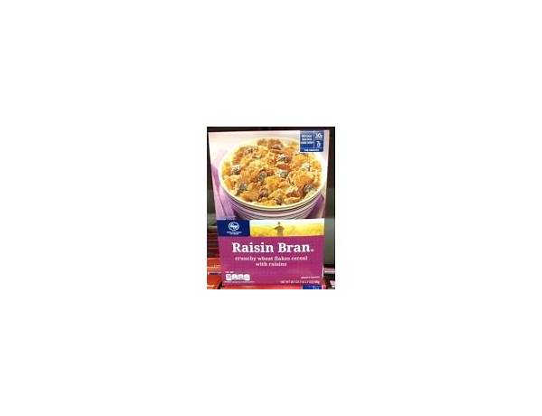 Kroger, crunchy wheat flakes cereal with raisins ingredients