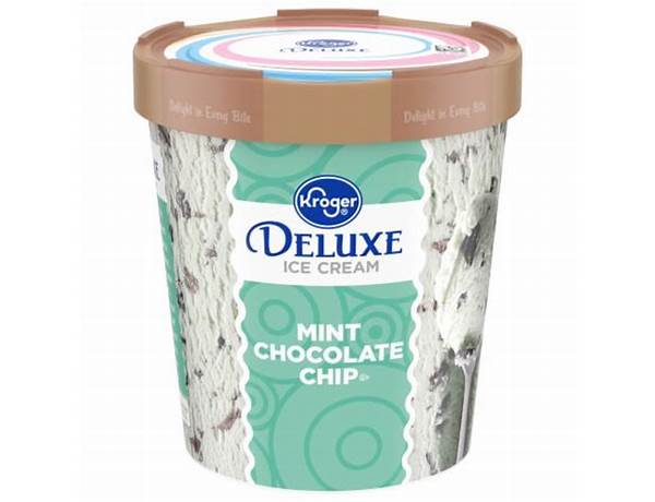 Kroger deluxe mint chocplate chip food facts