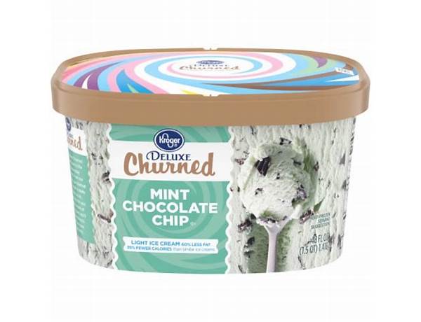 Kroger deluxe mint chocplate chip nutrition facts